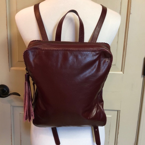 latico Handbags - Latico USA Burgundy Leather Backpack